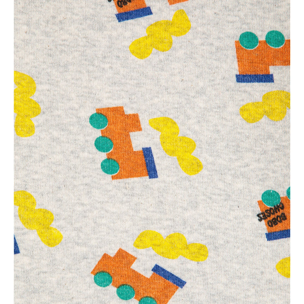 Bobo Choses Light Heather Grey Bobo Choo Choo All Over Body