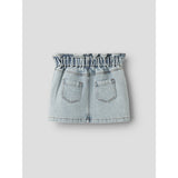 Lil'Atelier Medium Blue Denim Flower Emb Nmfdarlee Doa Dnm Nederdel 4499-Se Lil