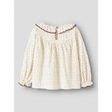 Lil'Atelier Turtledove Red Dahlia Nmfrasia Ls Loose Skjorte Lil