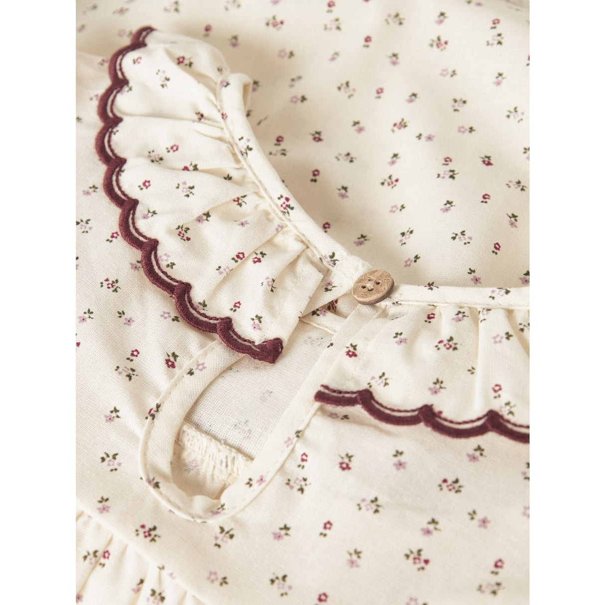 Lil'Atelier Turtledove Red Dahlia Nmfrasia Ls Loose Skjorte Lil