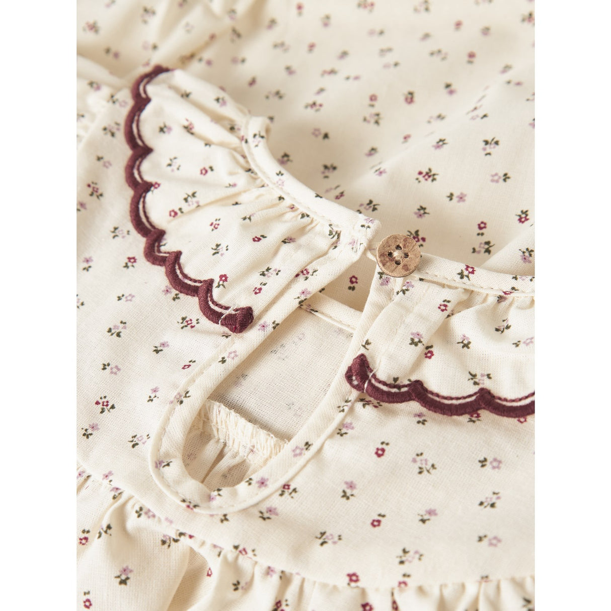 Lil'Atelier Turtledove Red Dahlia Nbfrasia Ls Loose Body Skjorte Lil