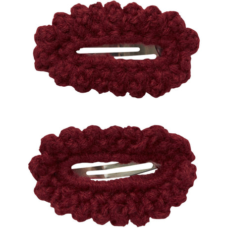 Lil'Atelier Red Dahlia Nmfacc-Lisa 2 Pak Hair Clips Lil