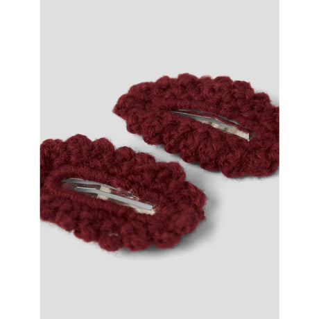 Lil'Atelier Red Dahlia Nmfacc-Lisa 2 Pak Hair Clips Lil
