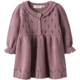 Lil'Atelier Nostalgia Rose Nbframla Lia Ls Strik Kjole Lil
