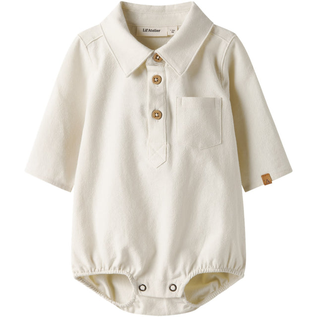 Lil'Atelier Turtledove Nbmhadam Ls Body Skjorte Lil
