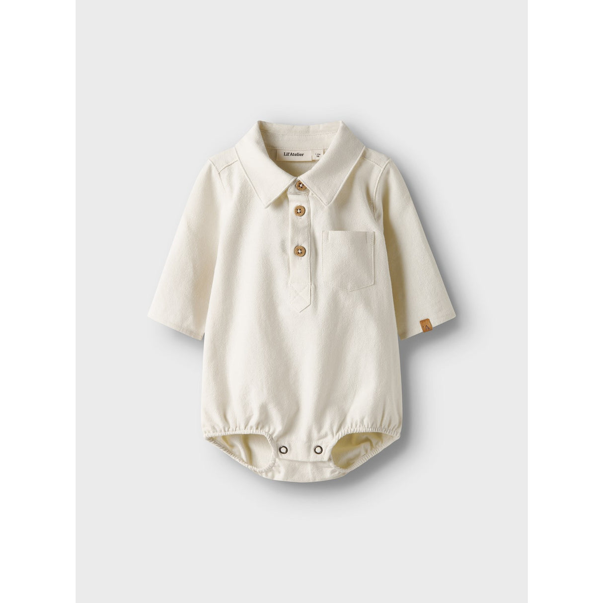 Lil'Atelier Turtledove Nbmhadam Ls Body Skjorte Lil