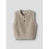 Lil'Atelier Oxford Tan Melange Nbmrokko Strik Vest Lil
