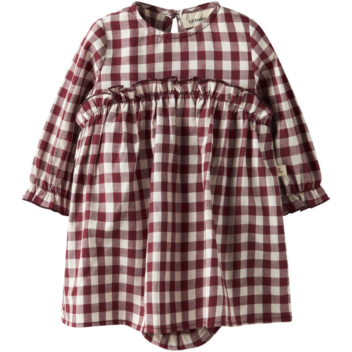 Lil'Atelier Red Dahlia Nbfrio Ls Loose Body Kjole Lil