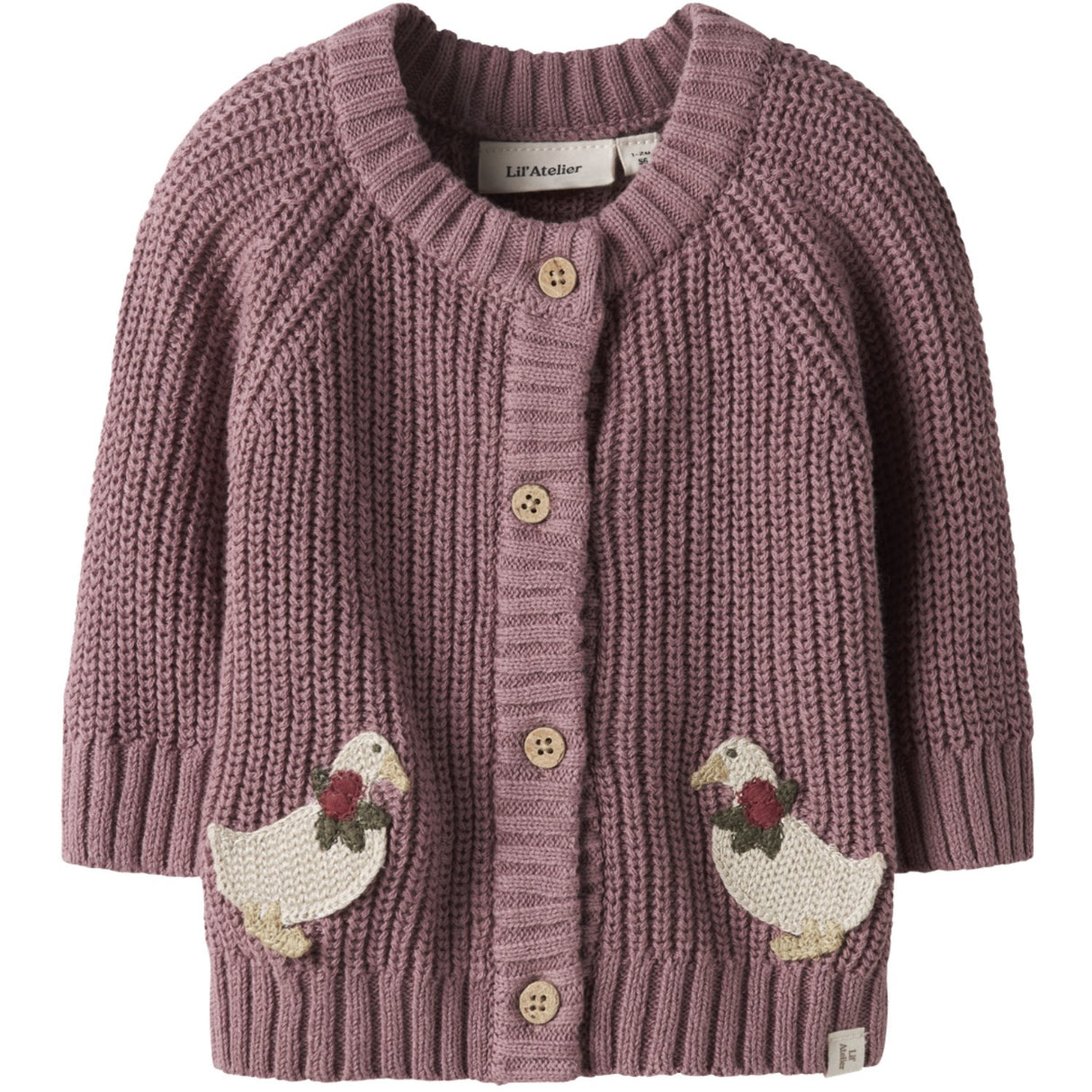 Lil'Atelier Nostalgia Rose Nbfemlen Lak Ls Strik Card Lil