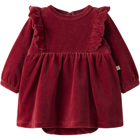 Lil'Atelier Red Dahlia Nbfsaga Sag Ls Body Kjole Lil