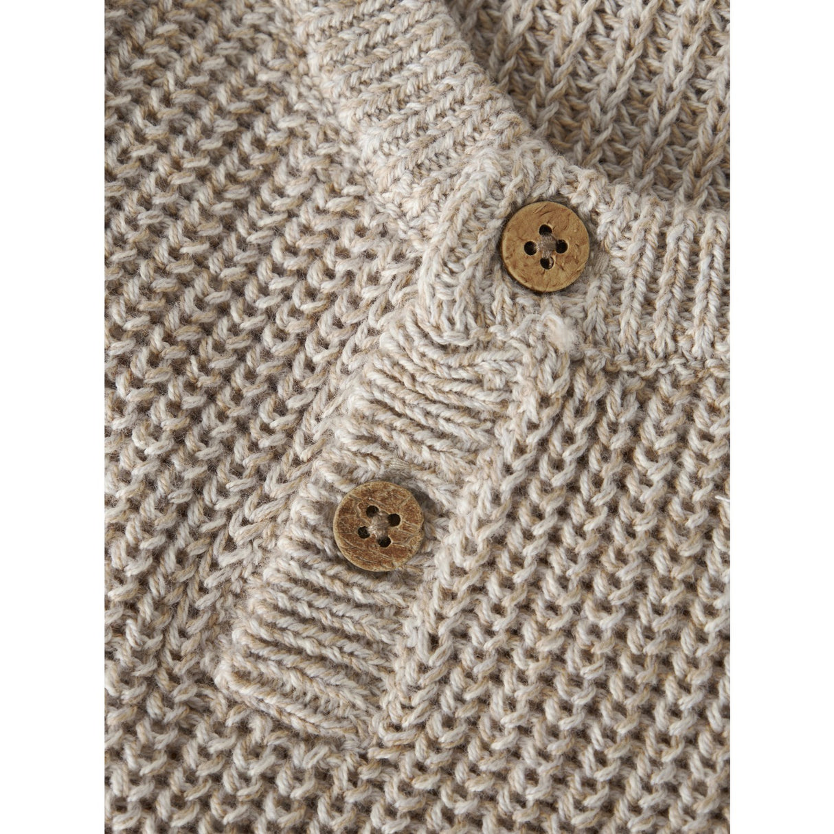 Lil'Atelier Oxford Tan Melange Nmmrokko Strik Vest Lil