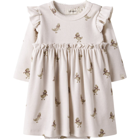 Lil'Atelier Almost Mauve Goose Nbflavo Ekn Ls Body Kjole Lil