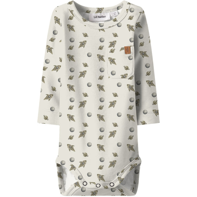 Lil'Atelier Turtledove Space Nbmlayo Geo Ls Slim Body Lil
