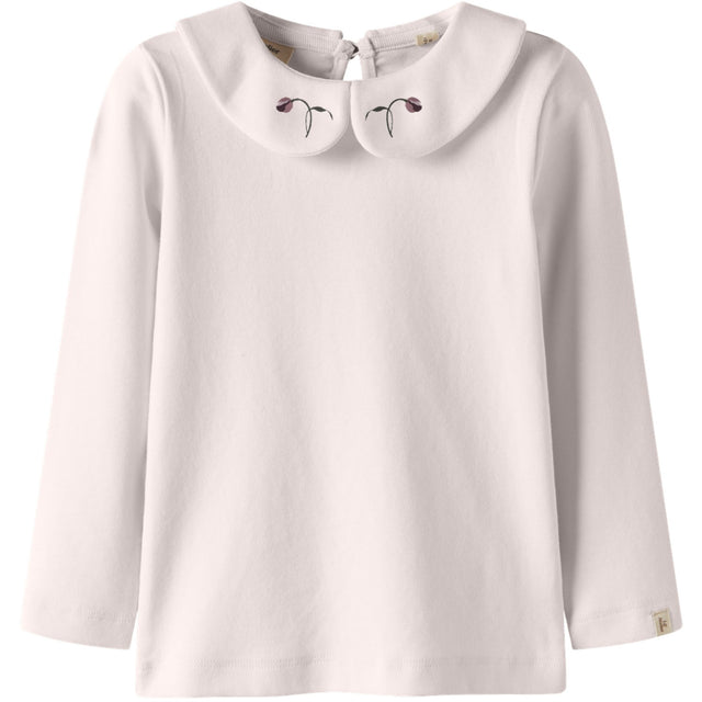 Lil'Atelier Almost Mauve Nmffundo Emb Ls Slim Top Lil
