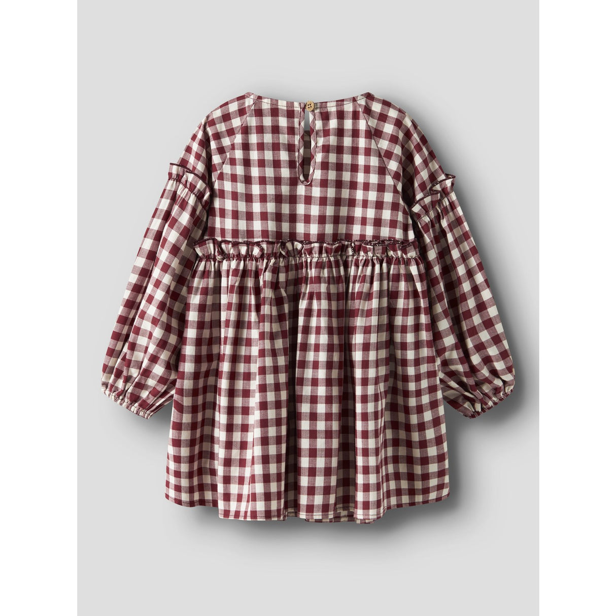 Lil'Atelier Red Dahlia Nmfrio Ls Loose Kjole Lil