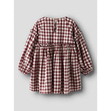 Lil'Atelier Red Dahlia Nmfrio Ls Loose Kjole Lil