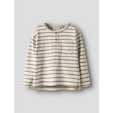 Lil'Atelier Turtledove Sepia Tint Nmmlimia Nob Ls Loose Top Lil