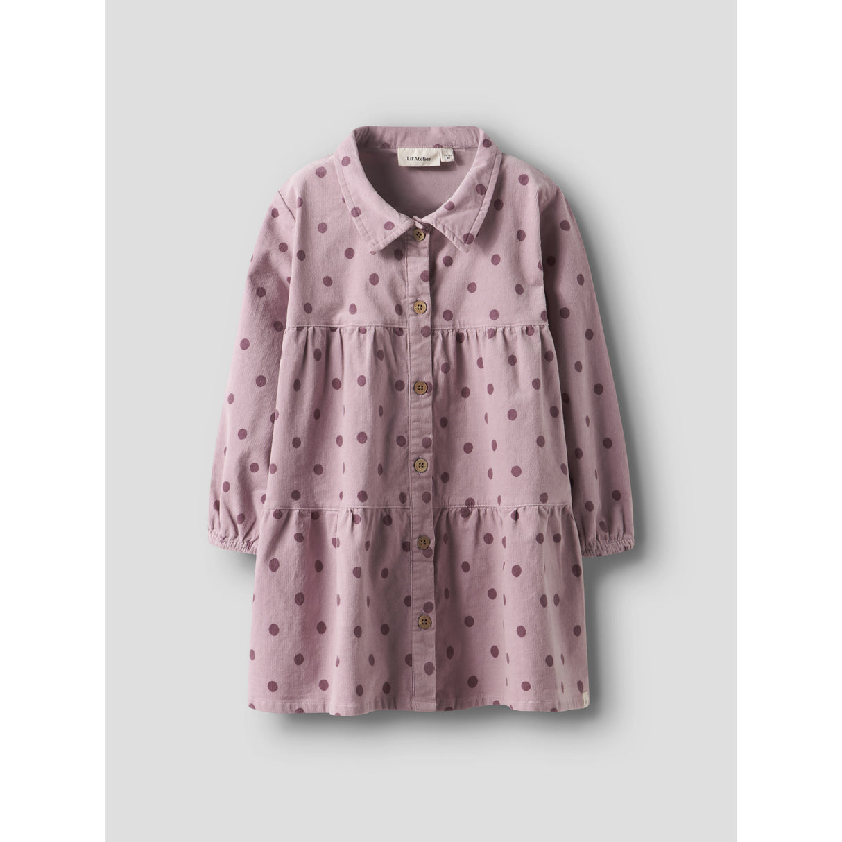Lil'Atelier Violet Ice Dots Nmfsomba Loose Cord Kjole 7766-So S Lil