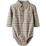 Lil'Atelier Sepia Tint Nbmrebel Ls Body Skjorte Lil