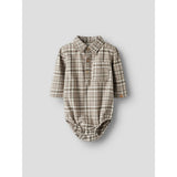 Lil'Atelier Sepia Tint Nbmrebel Ls Body Skjorte Lil