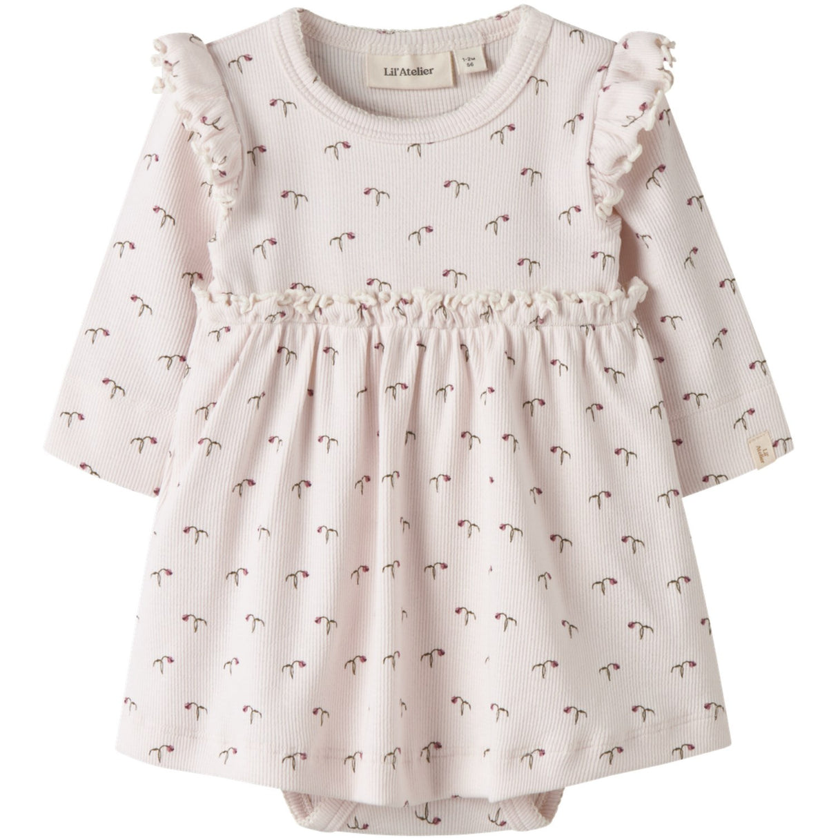 Lil'Atelier Almost Mauve Tulip Nbfgago Kie Ls Body Kjole Lil