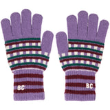 Bobo Choses Purple Jacquard Long Handsker