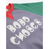 Bobo Choses Multicolor Farve Block Ranglan Sweatshirt