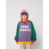 Bobo Choses Multicolor Farve Block Ranglan Sweatshirt