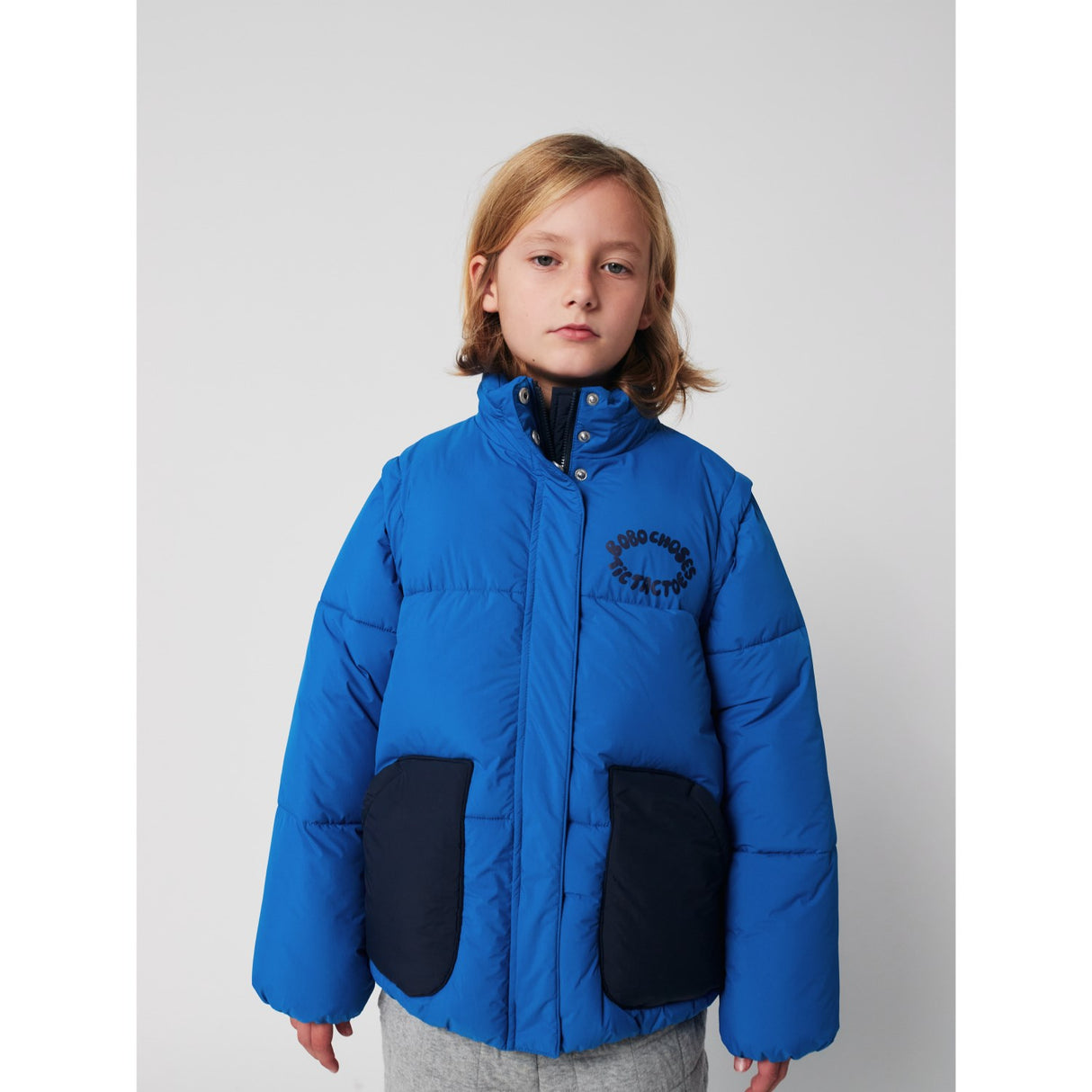 Bobo Choses Blue Tic Tac Toe Vatteret Anorak