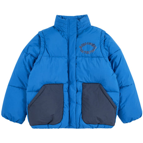 Bobo Choses Blue Tic Tac Toe Vatteret Anorak