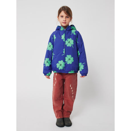 Bobo Choses Purple Lucky Clover All Over Vendbar Anorak