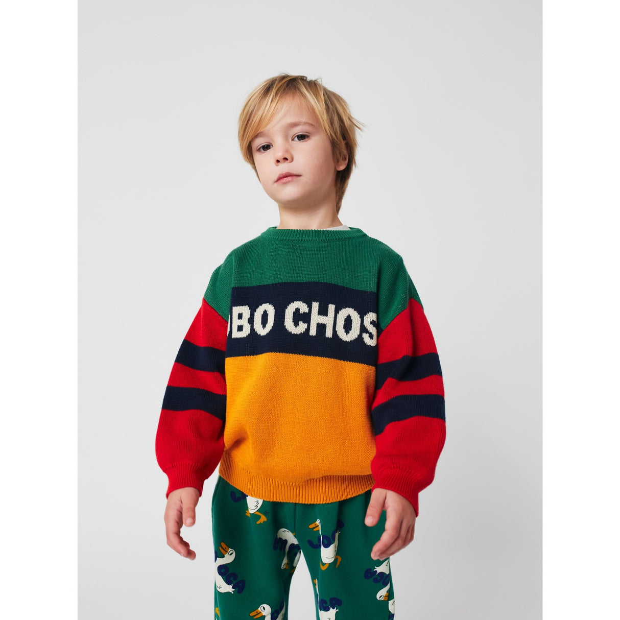 Bobo Choses Multicolor Farve Block Jumper