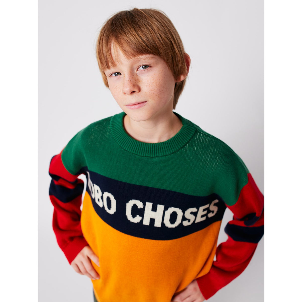 Bobo Choses Multicolor Farve Block Jumper
