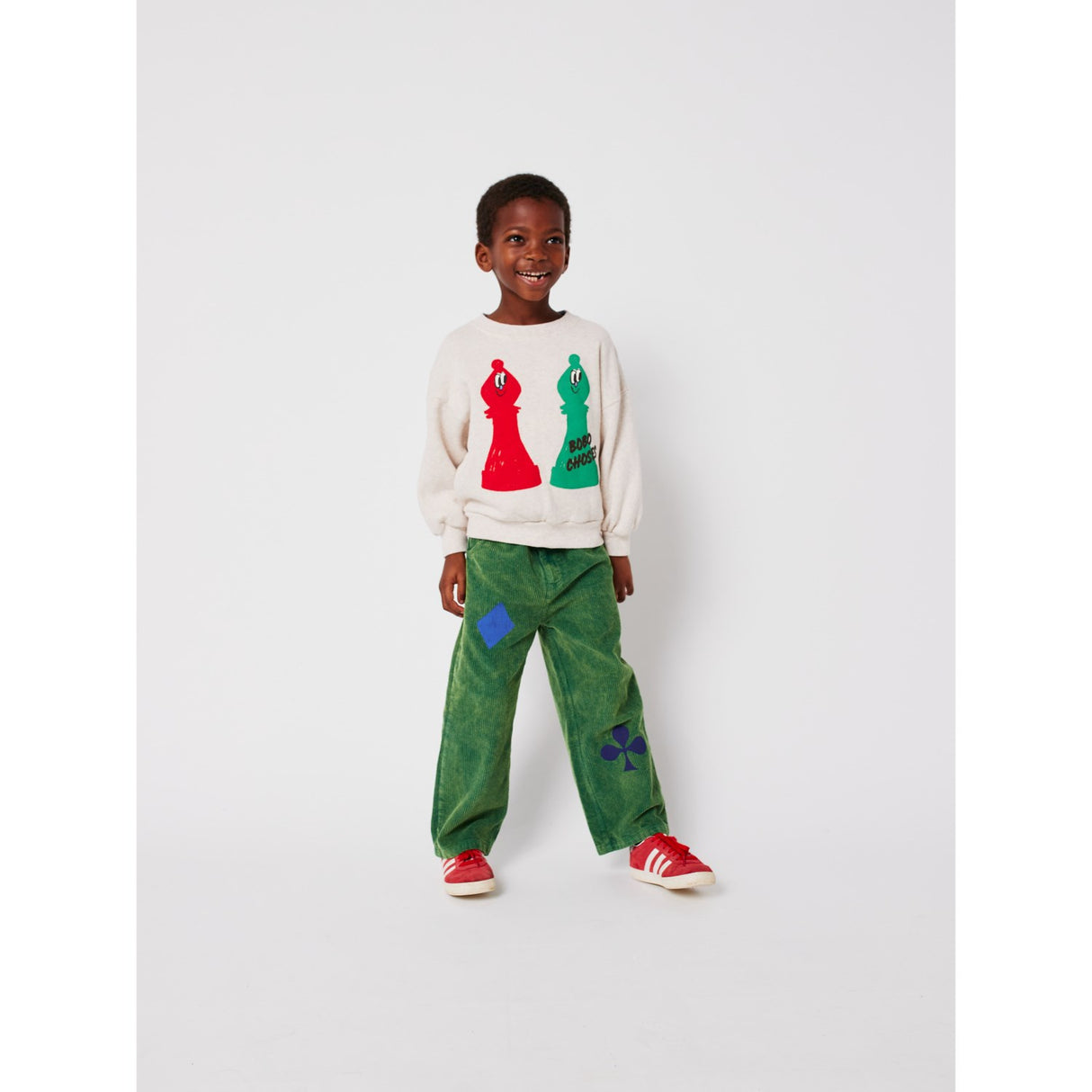 Bobo Choses Offwhite Checkmate Sweatshirt