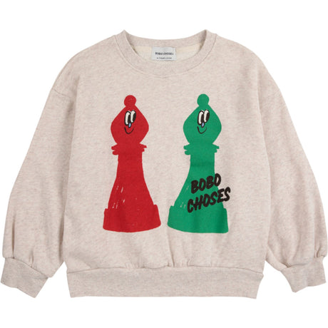Bobo Choses Offwhite Checkmate Sweatshirt