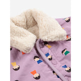Bobo Choses Lavender Game Pawns All Over Vendbar Sheepskin Jakke