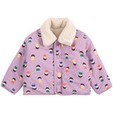 Bobo Choses Lavender Game Pawns All Over Vendbar Sheepskin Jakke