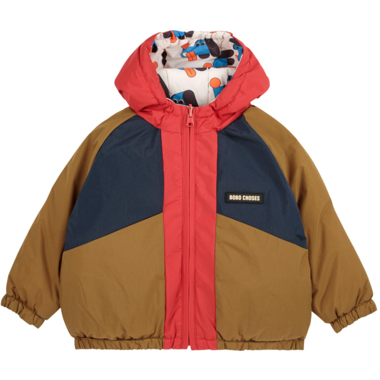 Bobo Choses Multicolor Doggy Mate All Over Vendbar Jakke