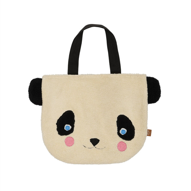OYOY White/Black Darling Panda Tote Taske