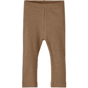 Name It Toasted Coconut Melange Nbnkab Leggings Noos