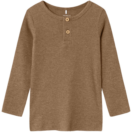 Name It Toasted Coconut Melange Nmmkab Ls Top Noos