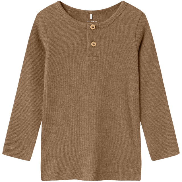 Name It Toasted Coconut Melange Nmmkab Ls Top Noos