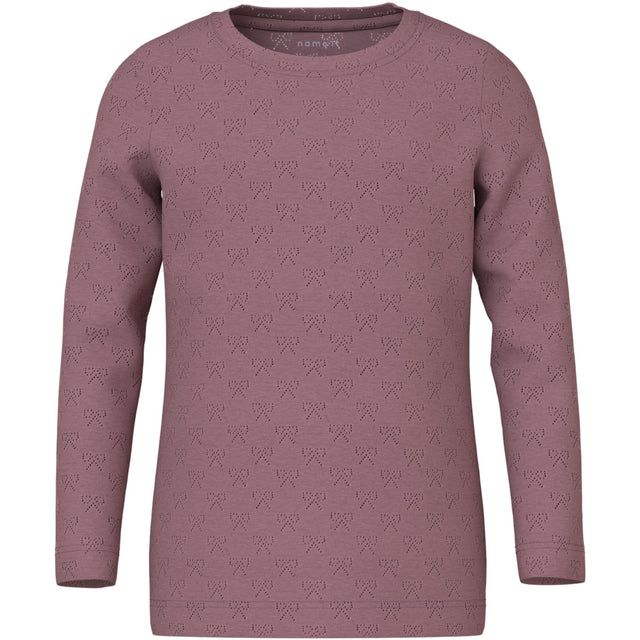 Name It Wistful Mauve Nmfsif Ls Slim Top