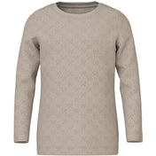 Name It Feather Gray Nmfsif Ls Slim Top