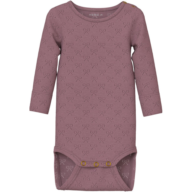 Name It Wistful Mauve Nbfsif Ls Slim Body