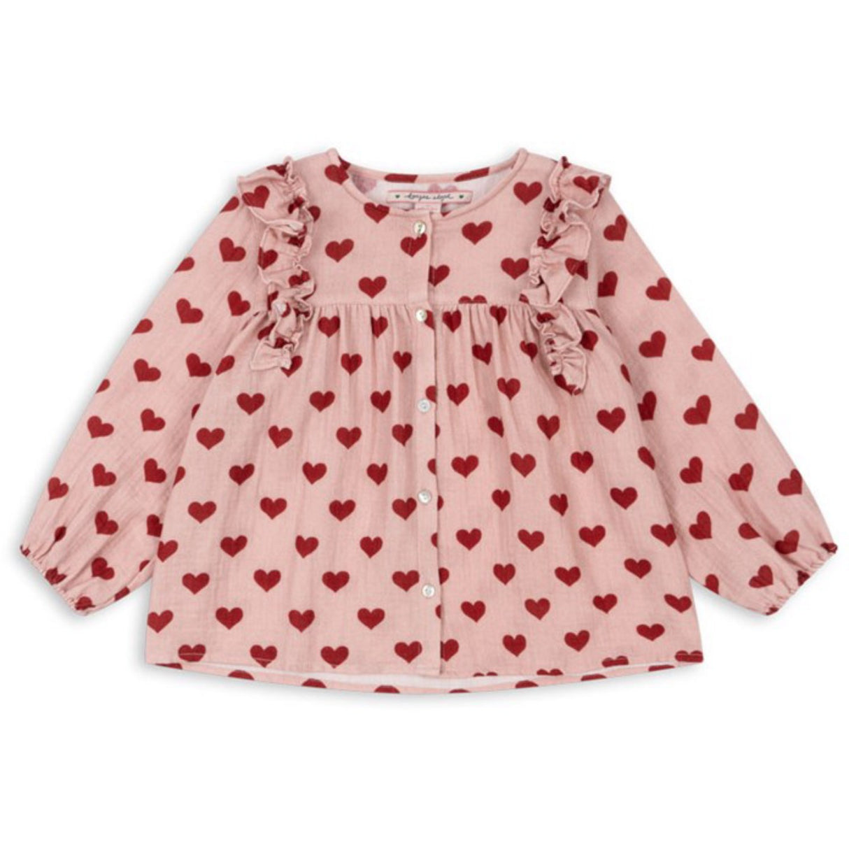 Konges Sløjd Amour Mellow Coco Flæse Skjorte GOTS