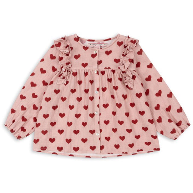 Konges Sløjd Amour Mellow Coco Flæse Skjorte GOTS