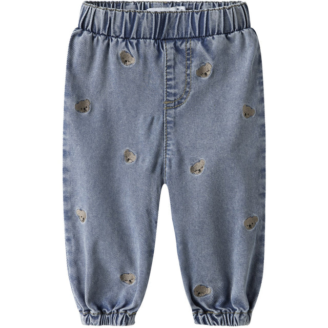 Name It Medium Blue Denim Nbmben Baggy R Emb Jeans 4816-Yb B