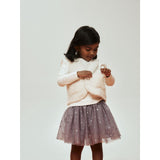 Name It Lavender Gray Silver Foil Nmfterana Tyl Nederdel