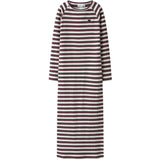 Name It Oxblood Red Nkftala Ls Maxi Slim Kjole